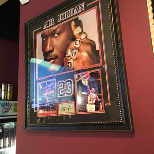 "Throwback" sports decor !