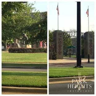 View from table three and four!  Yep that's Elvis