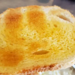 The good lightly toasted/buttered Italian toast