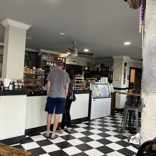 Inside