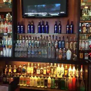 Good selection of booze!