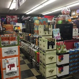 a view of the store's aisles