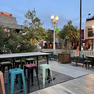 Park on Fremont front patio
