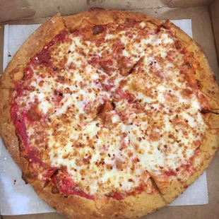 Small cheese pizza