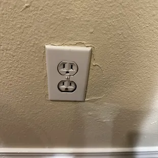 Paint chips and not working outlets
