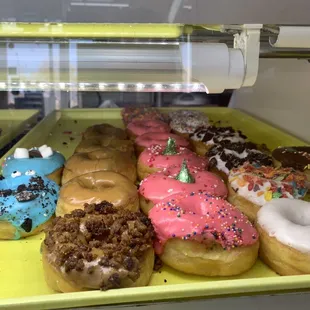 a variety of doughnuts