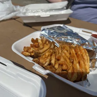 Seasoned Waffle Fries