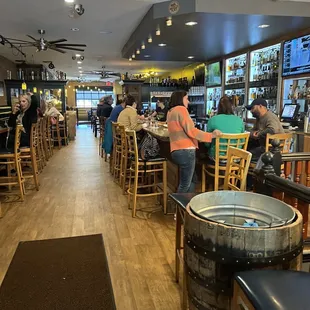 people sitting at the bar