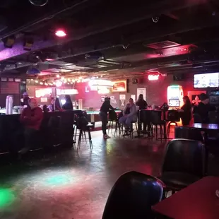 Dance floor and more pool tables