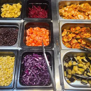 a variety of vegetables