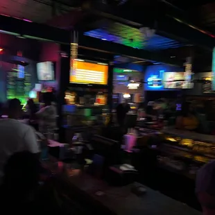 people sitting at a bar