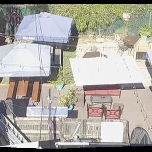 Another view of the patio.