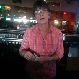 My number one bartender Patty