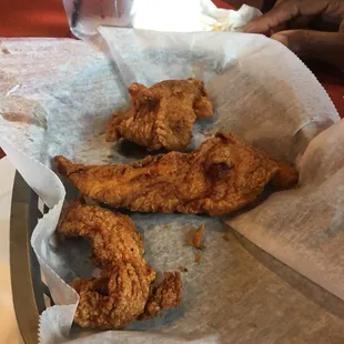 Cooked on old grease!