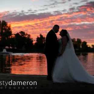 The sunset was beautiful!
