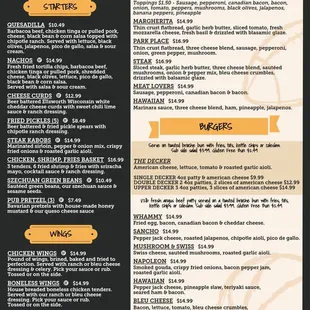 New Menu!