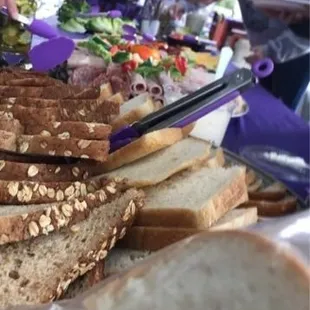 Purple Party!! Pretty picture  Bread tray