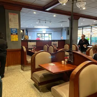 Looking toward front from counter seating