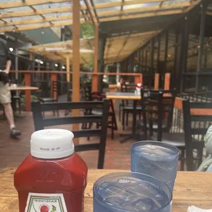 Beautiful day to sit outside.