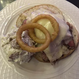 Pastrami Reuben with Potato Salad