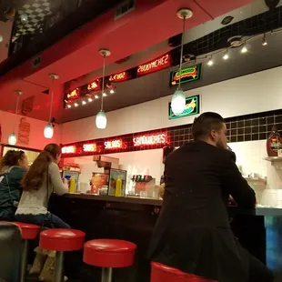 sushi and sashimi, interior