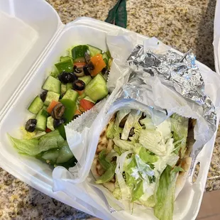 That medium spice on the gyro was  - YUM!