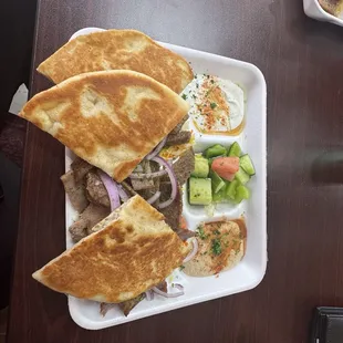 Lamb Lamb and Steak Plate