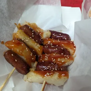 Sotteok...sausage + tteokbokki