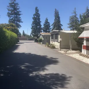 Wide streets and well maintained homes