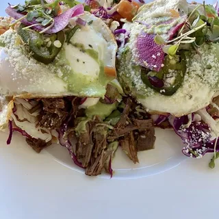 Birria Eggs Benedict