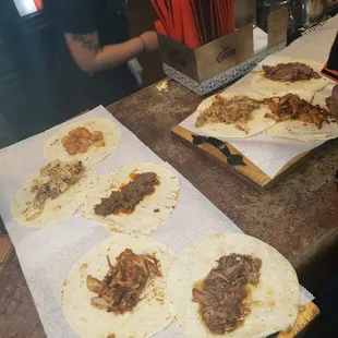 Taco tasting options