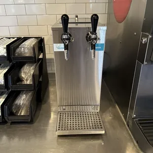 Sparkling and regular water