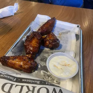 BBQ wings