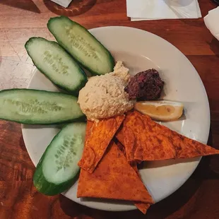 Hummus plate