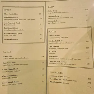 Friday, December 6, 2024 menu