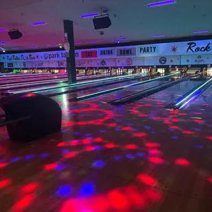 Bowling lanes