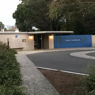 Exterior of the Park Terrace Swimming &amp; Tennis Club in San Francisco,