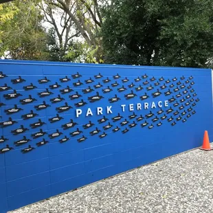 Exterior of the Park Terrace Swimming &amp; Tennis Club in Sacramento.