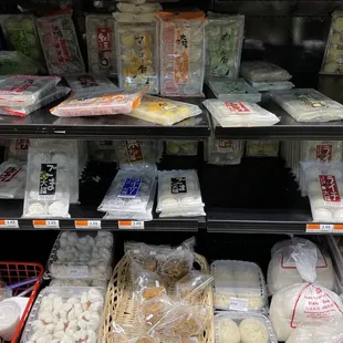 a variety of food items