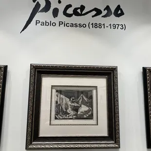 Picasso signage