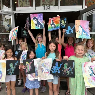 Kids and teens summer art camps are the best, we love teaching these littles. Parker Art School is near Littleton CO