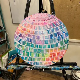 Pajama Party Disco Ball Paint Nights at Parker Art School