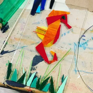 Glass Fusion is a fantastic project for those who love art as well as those unsure of their own artistic talents, Teen and Adult Art Class