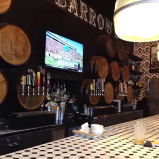 Partial View of the bar.