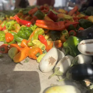 a variety of vegetables