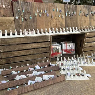 Wide selection of jewelry