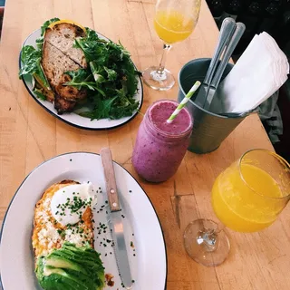 Egg White Sandwich Breakfast