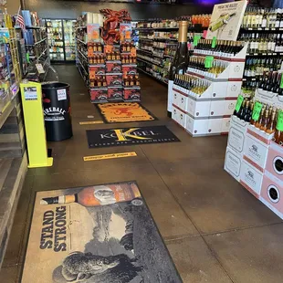 the inside of a store