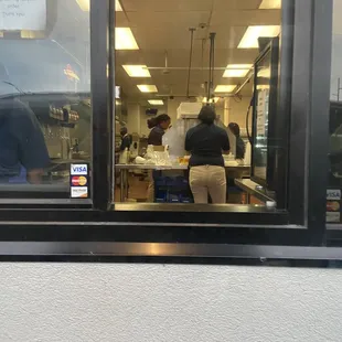 a man preparing food