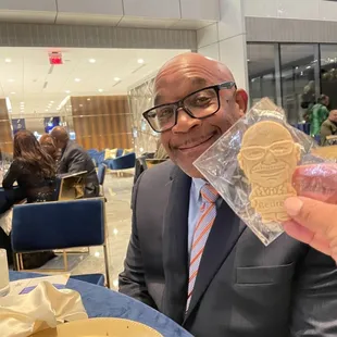 My husband's retirement party cookie from Parker's Crazy Cookies